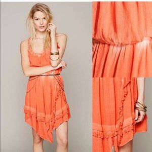 NWT Free People Aphrodite Asymmetrical Dress Flowy and Fun